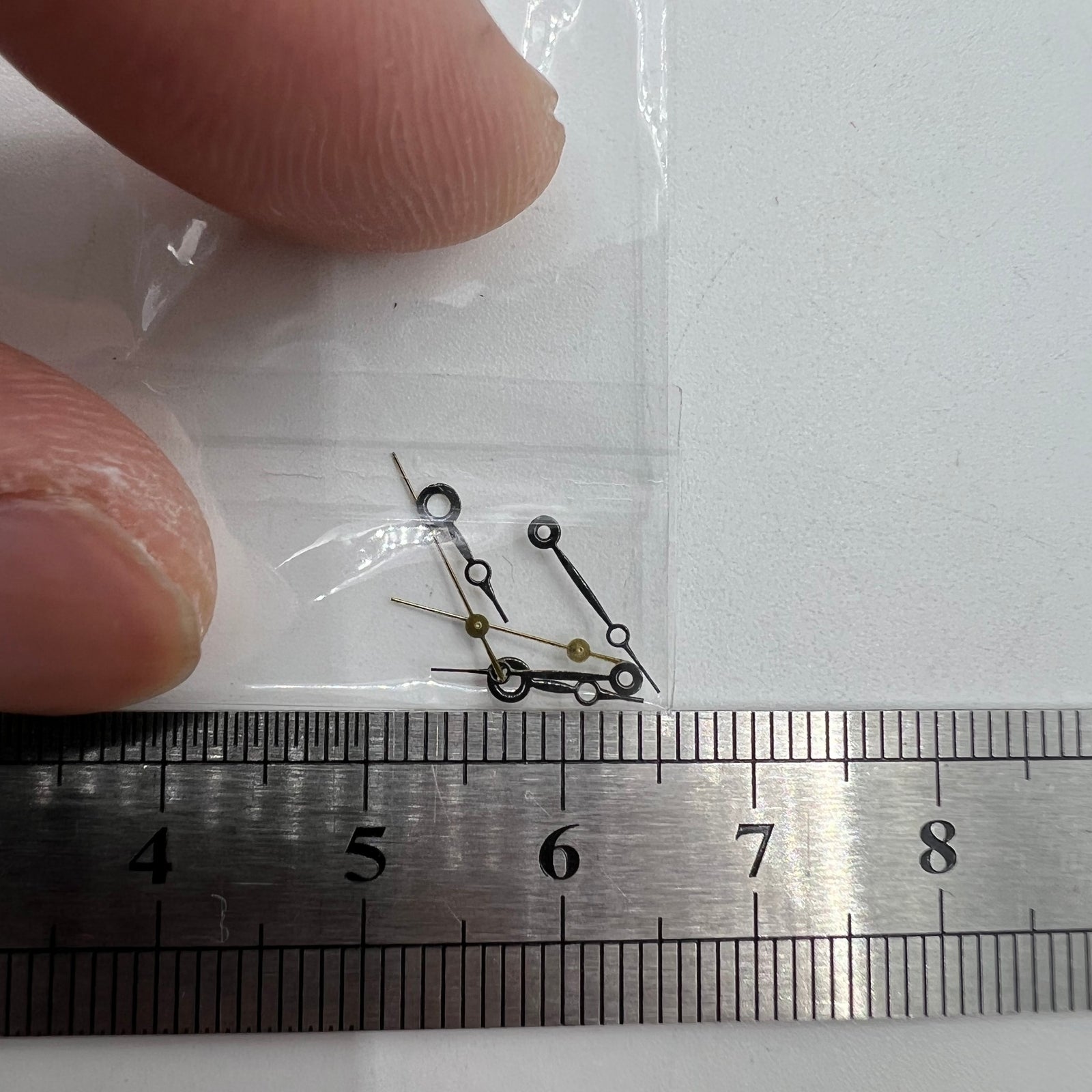 Black Set of Watch Hands for Miyota 2035 Movement 13mm/11mm/8mm Length NO.1300