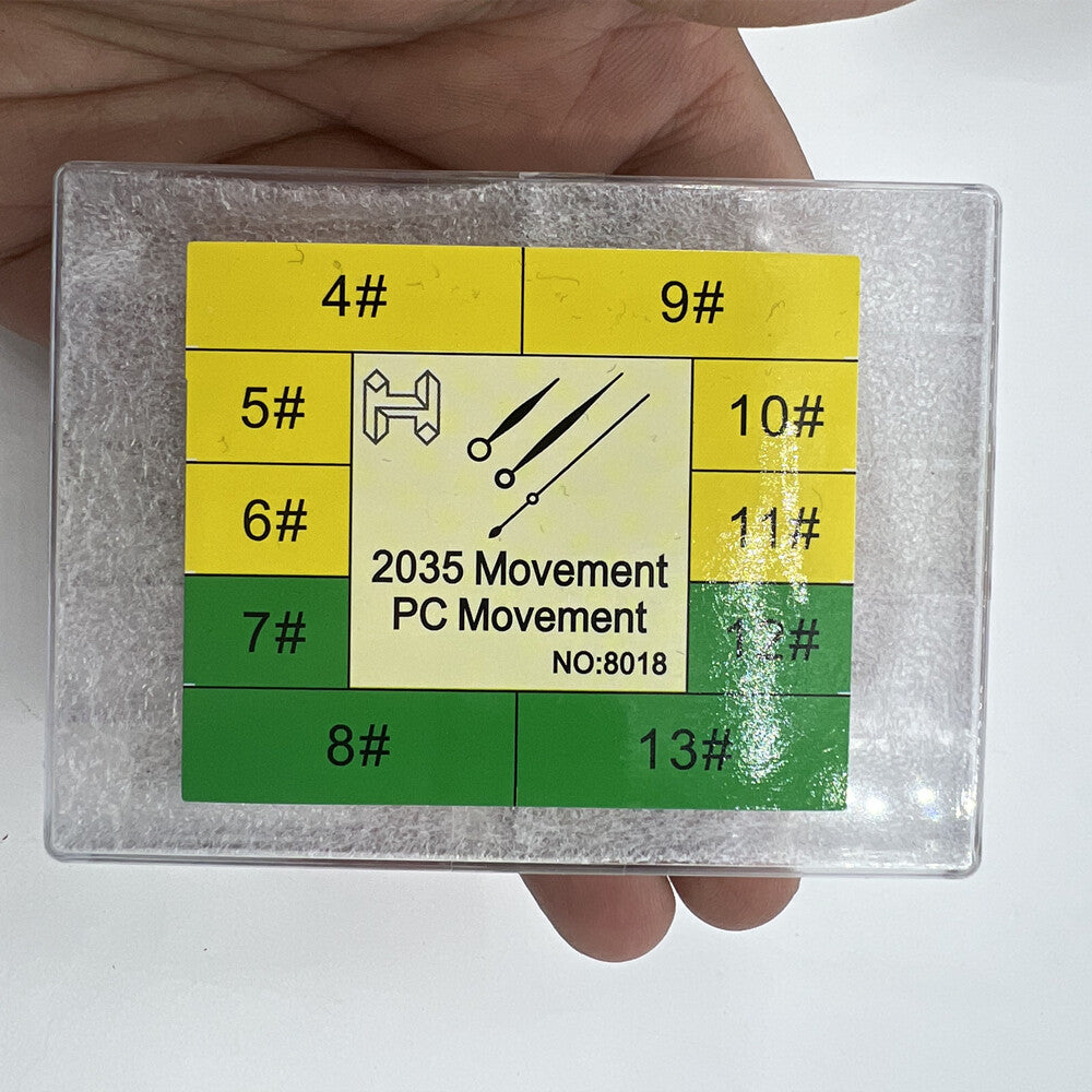 Hour/Minute/Second Hand Black Watch Hands Set for Miyota 2035 PC21 Movement