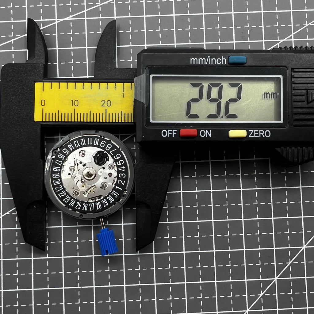 SEIKO NH35 Black Disk Mechanical Automatic Watch Movement Date At 6