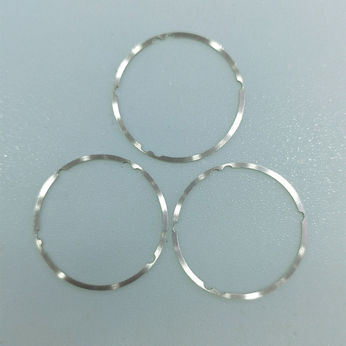 3pcs Stainless Steel Watch Dial Spacer Ring Fixing Ring for NH70 NH72 Movement