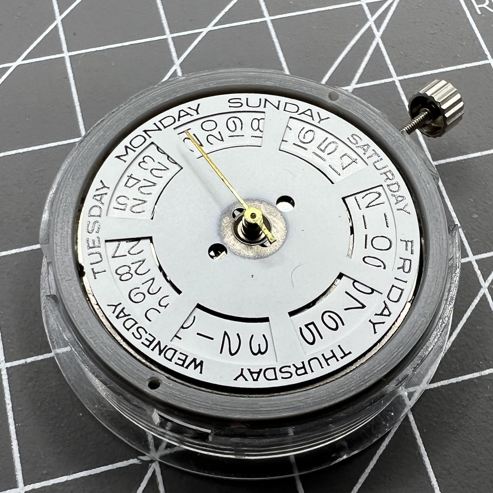 Tianjin Seagull T16 Day Date Automatic Mechanical Movement White Dial