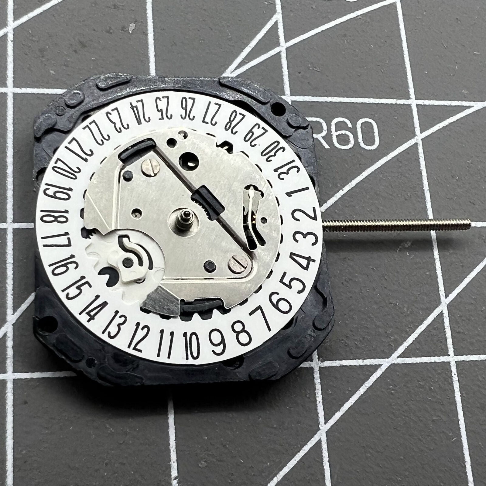 Japan VX22 Quartz Watch Movement Date@6 White Disk Replacement