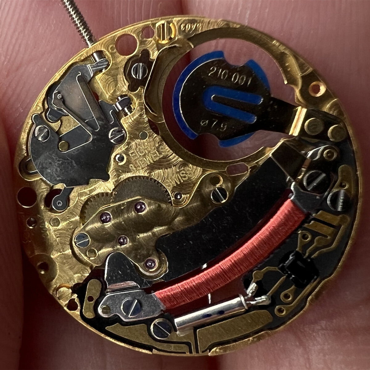 ETA 210.001 Watch Quartz 2 Hands Swiss Movement