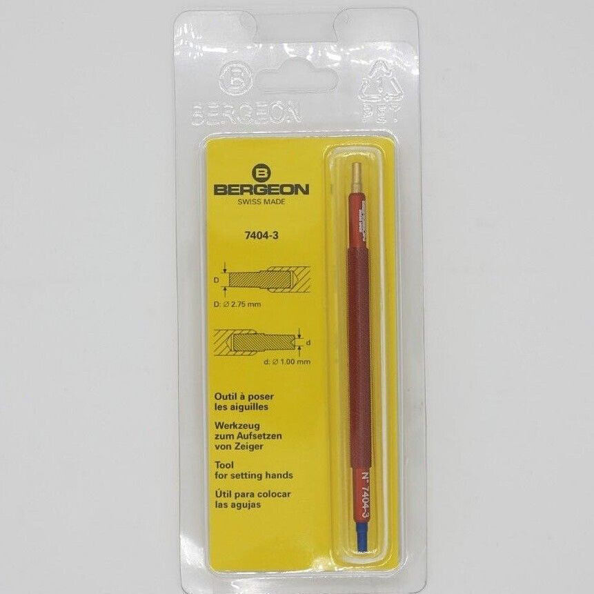 Bergeon 7404-3 Hand Setting Tool Watchmaker Tool Original Repair Kits Swiss Made