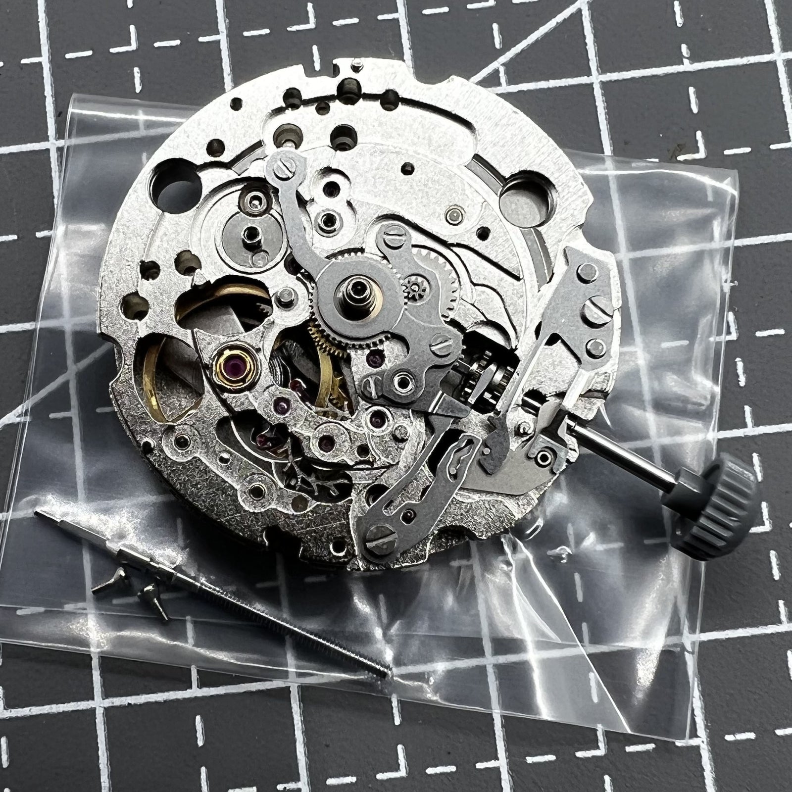 Miyota 82S0 Silver Hollow Automatic Mechanical Movement