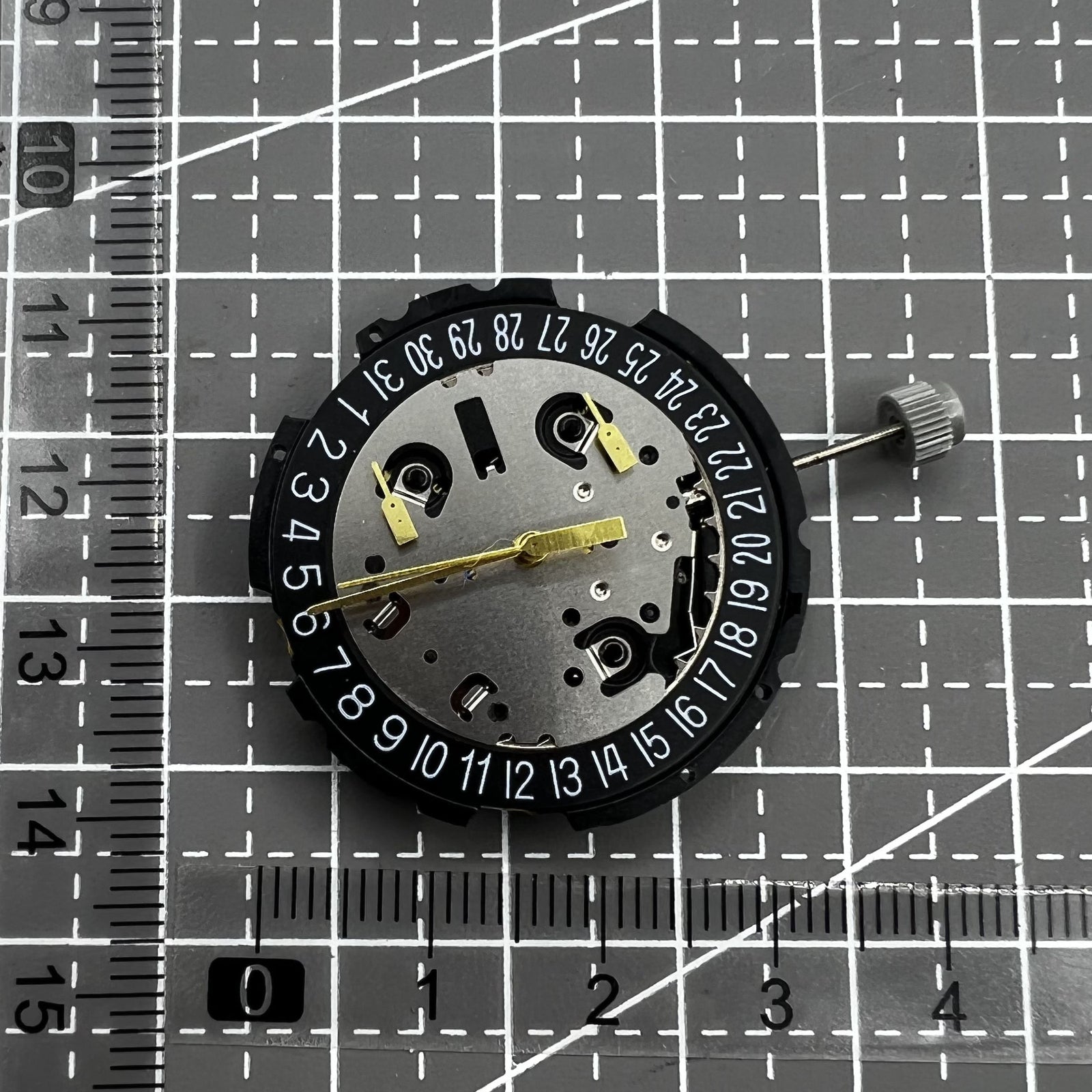 ETA G10.212 Watch Quartz Movement 3 Hands Date At 6