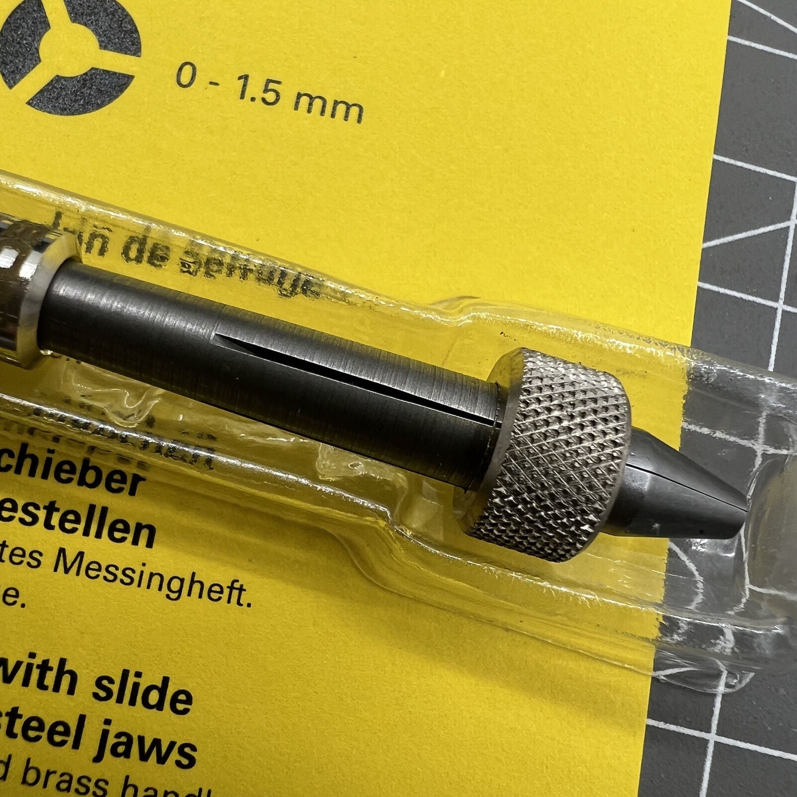 Bergeon 30432 Holder Pin Vice With Slide Lock Holding Drills Broaches