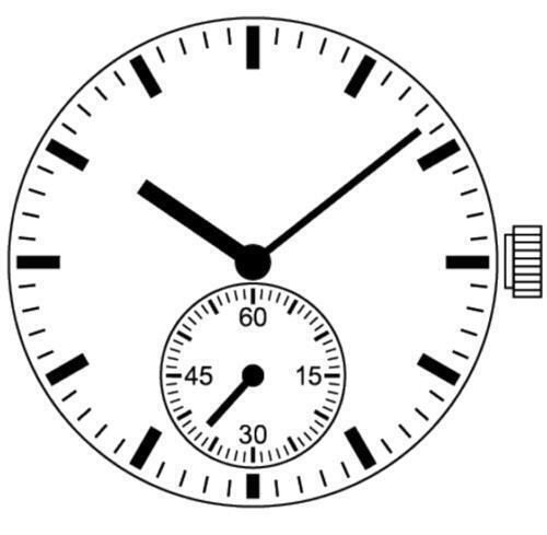 Hattori Epson TMI VL57 VL57A Watch Quartz Movement Japan Made