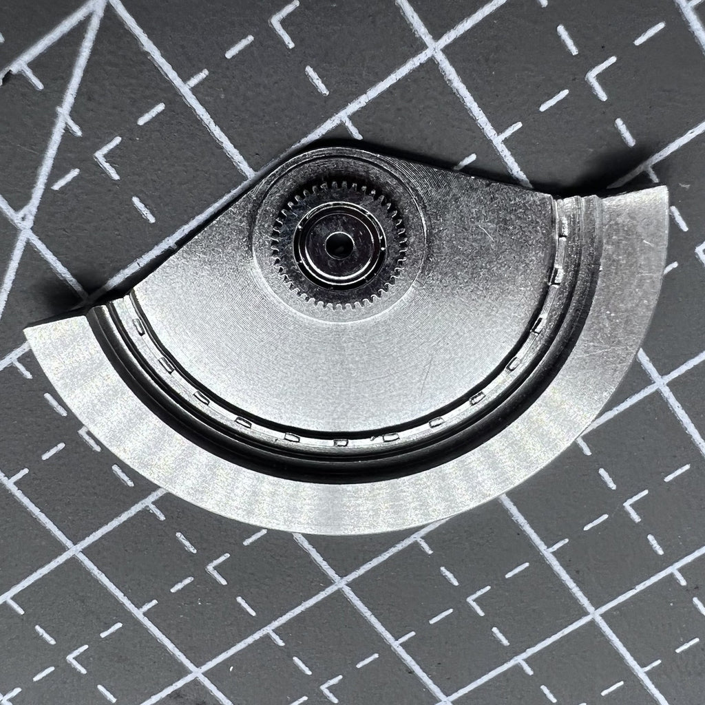 Silver Rotor Oscillating Weight with Bearing for Movement Asian 7750 7751 7753