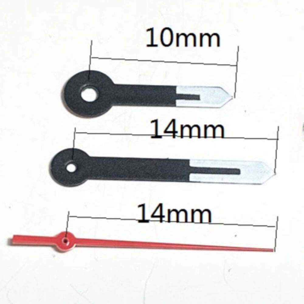 2 Sets/Pack White Black and Red Second Hands Sets for Ronda 515 Quartz Movement