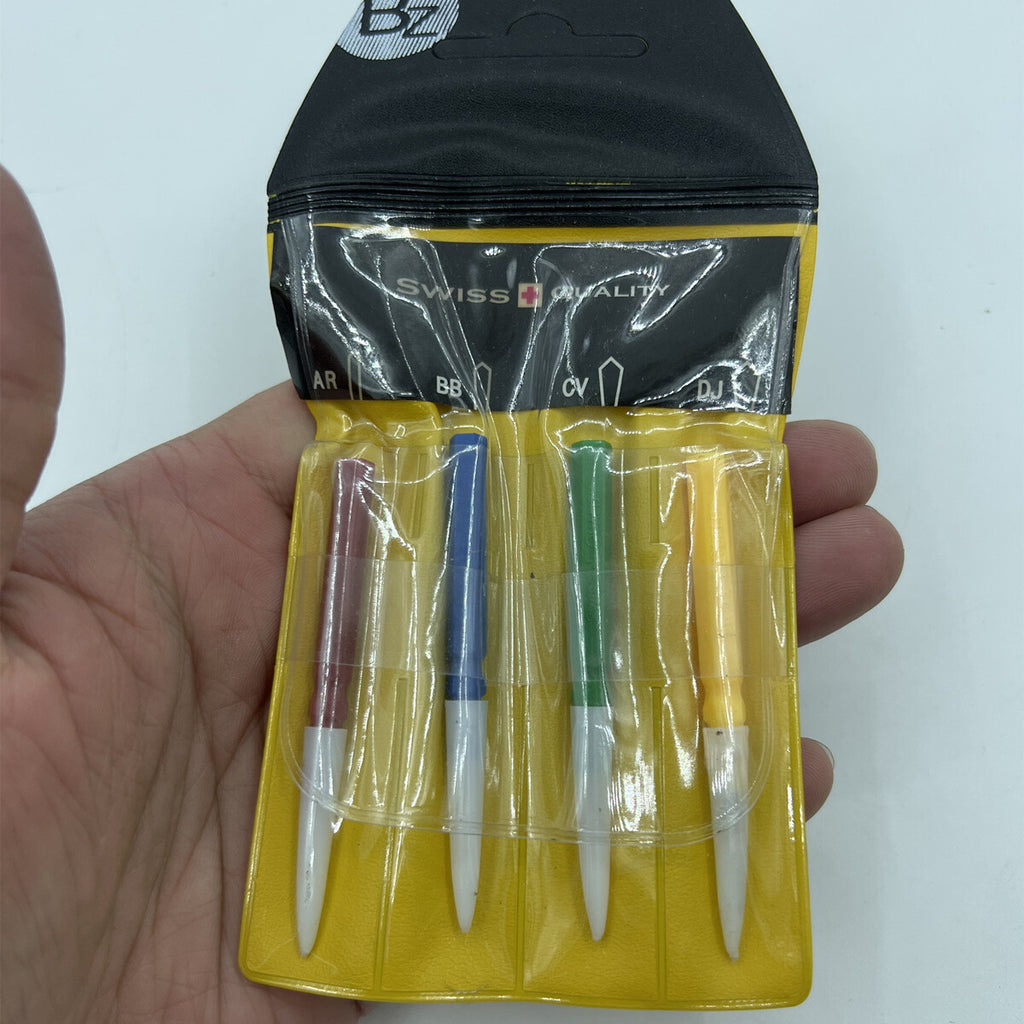 Silver Oil Cups Stand in Die-cast Alloy 5 Containers with Oiler Pen Watch Repair