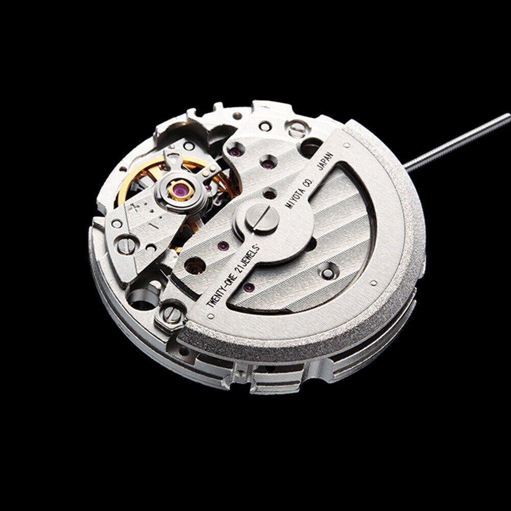 Miyota / Citizen 82S7 Silver Plated Japan Automatic Mechanical Movement