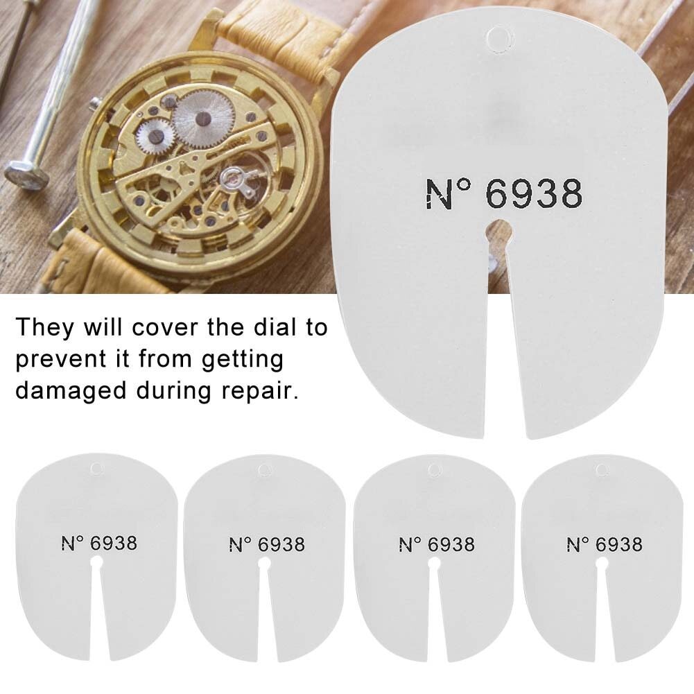 5 PIECES Watch Dial Protector Cover Pad for Watch Hands Remover Changing Tool