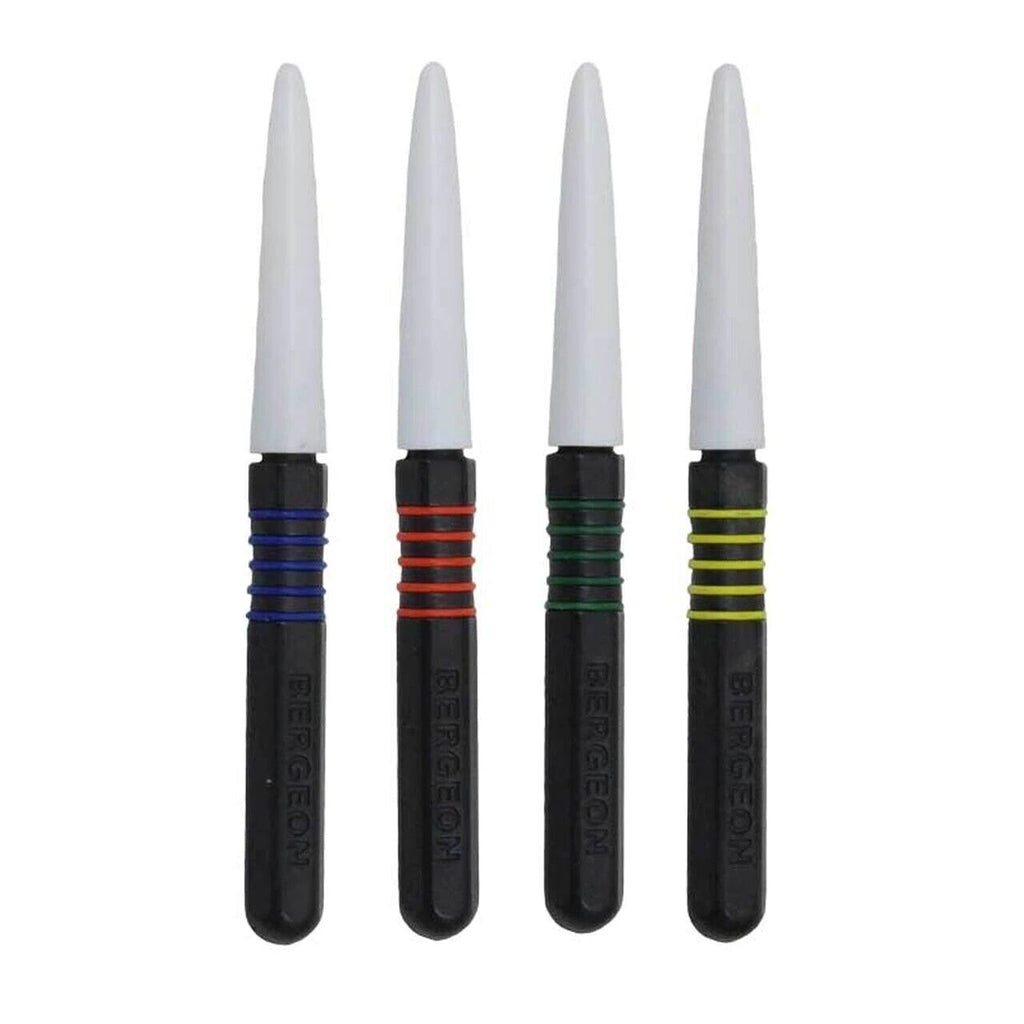 Bergeon 7013-4 Metal Dip Oilers Ergonomic Oil Grease Precision Applicator Set of