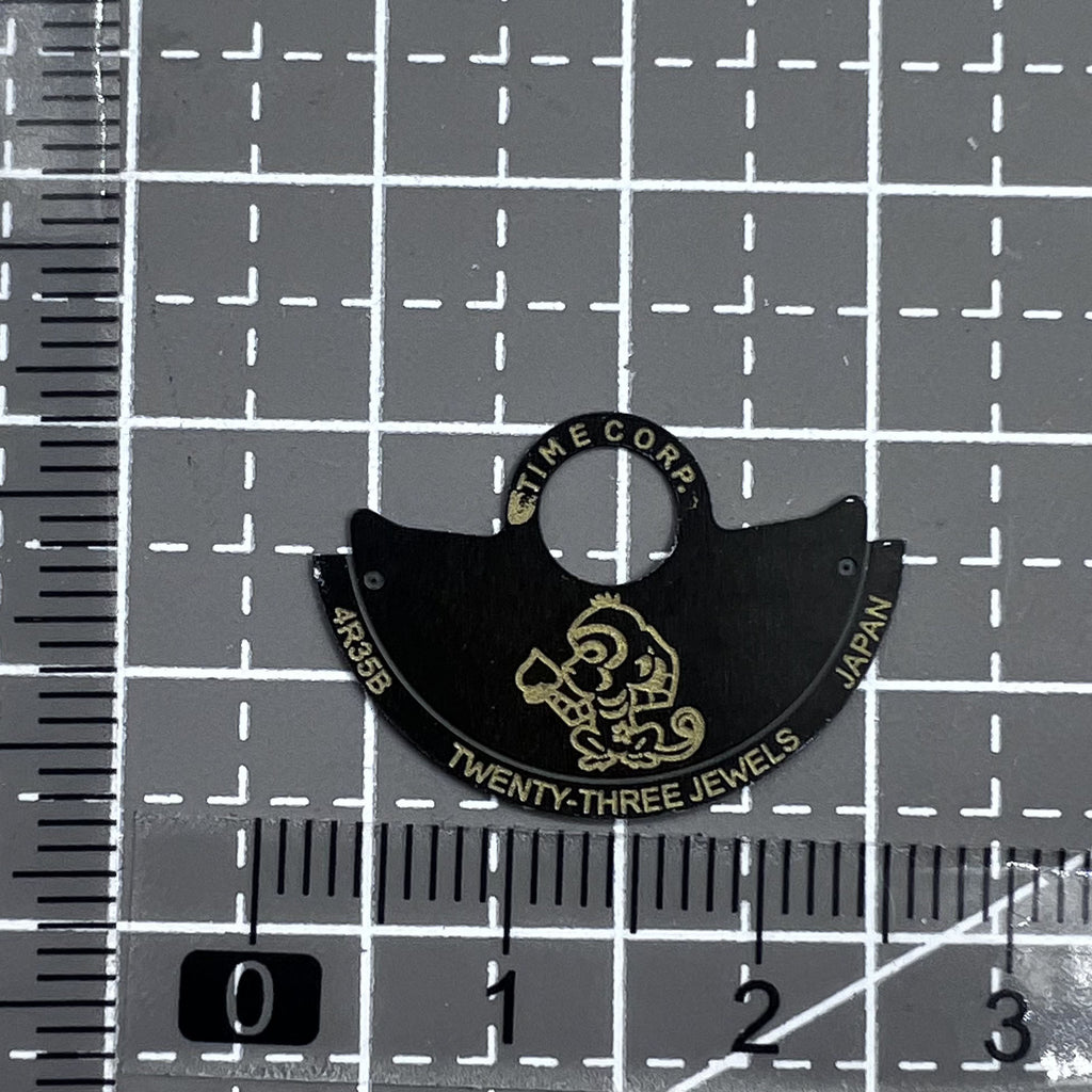 2 PIECES Monkey~China Zodiac Black Rotor Oscillating Weight for NH35 NH36 4R35