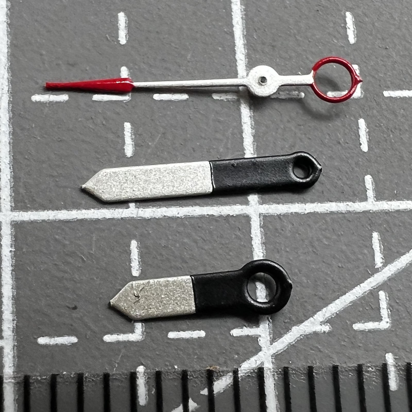 2 Sets/Pack Black White Hands for Miyota 2035 Watch Quartz Movement P1-H4-C111