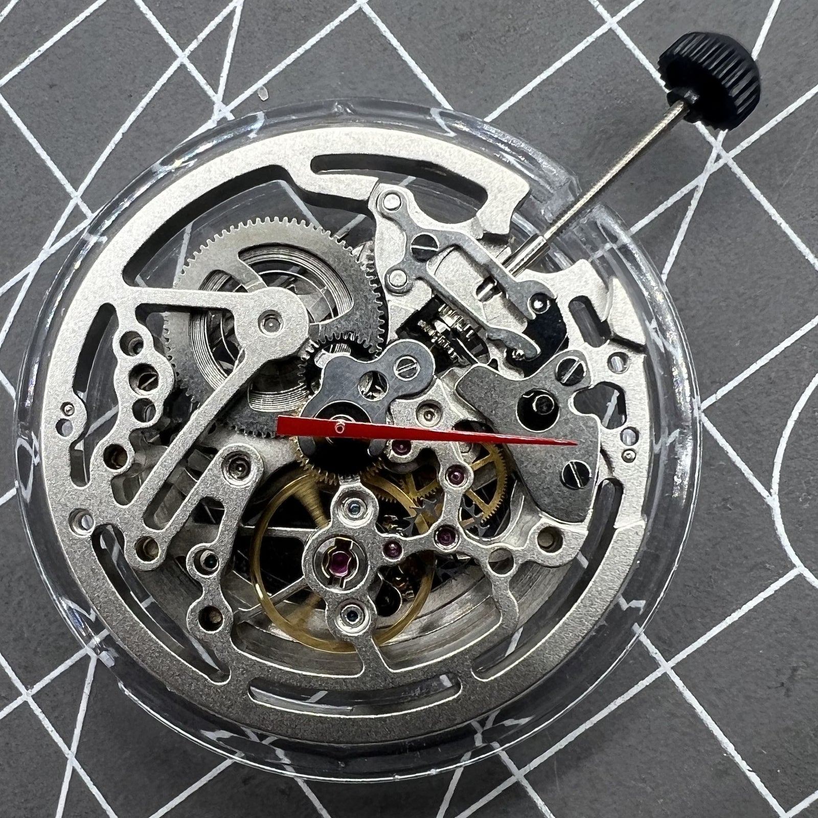 Seagull Silver TY2809 Automatic Mechanical Skeleton Watch Movement