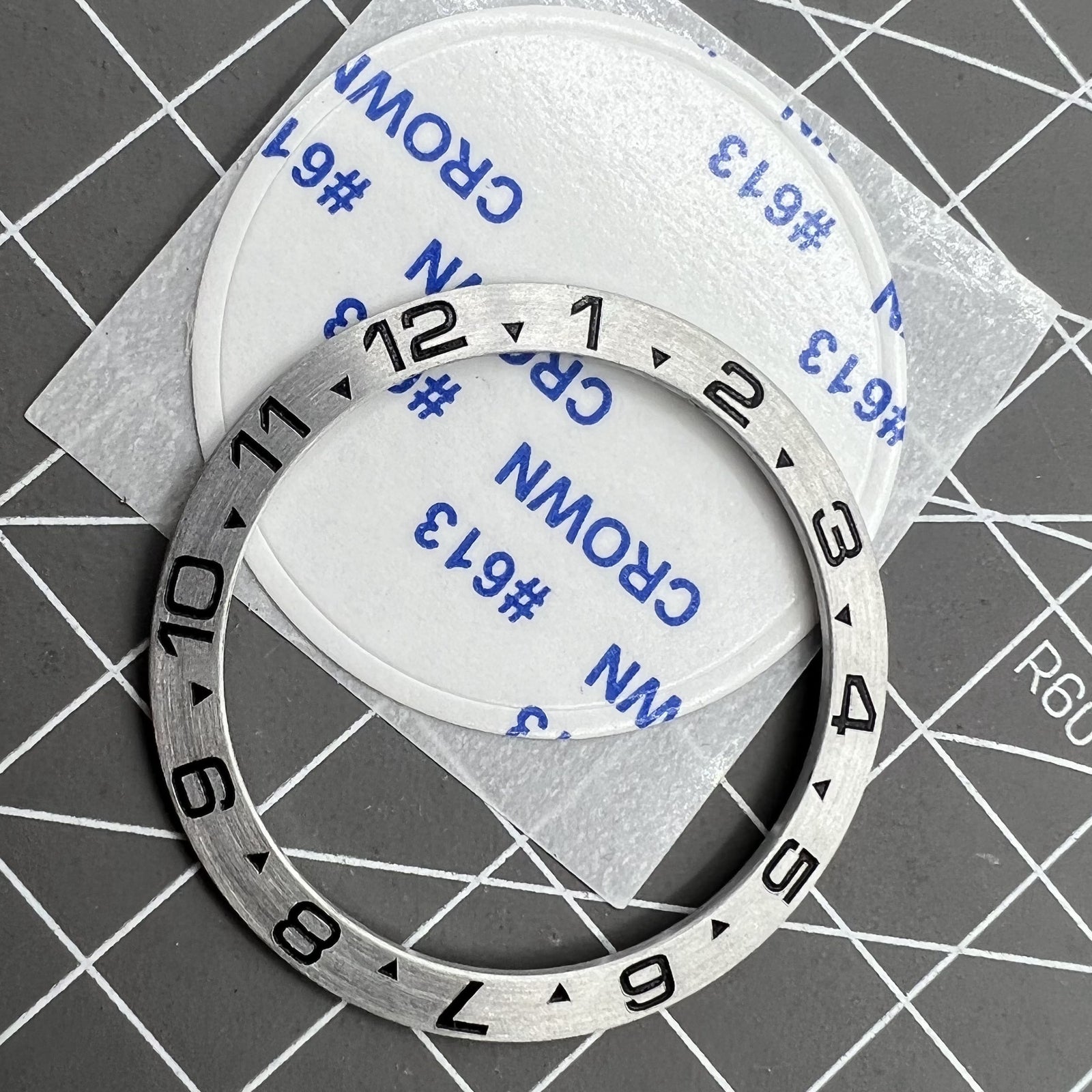 38MM *30.6MM GMT Aluminum Bezel Beveled Ring for GMT 40MM Mechanical Watch