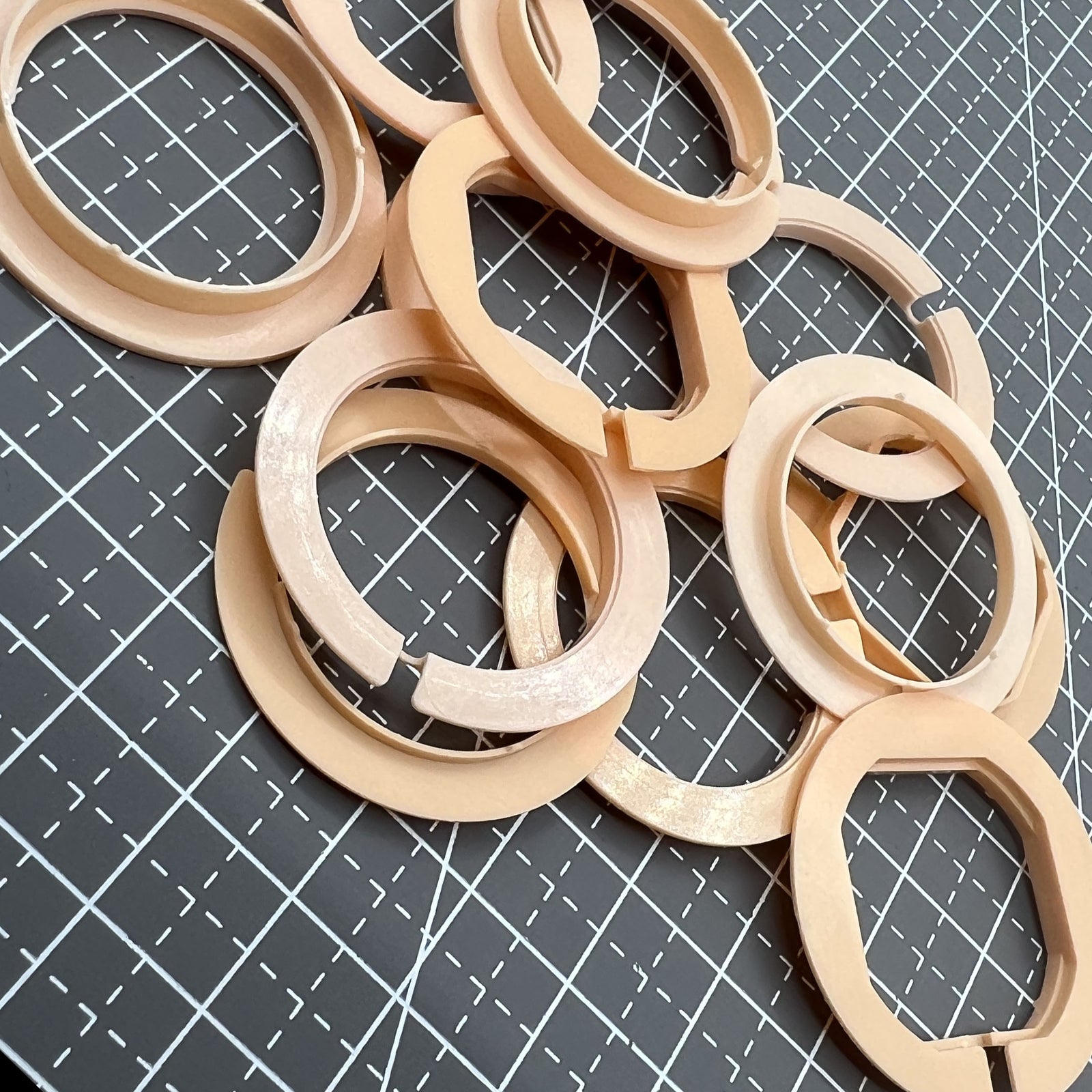 12 PIECES 5 Ligne Sizes Movement Case Spacer Casing Ring Holder #AC-676-11.5