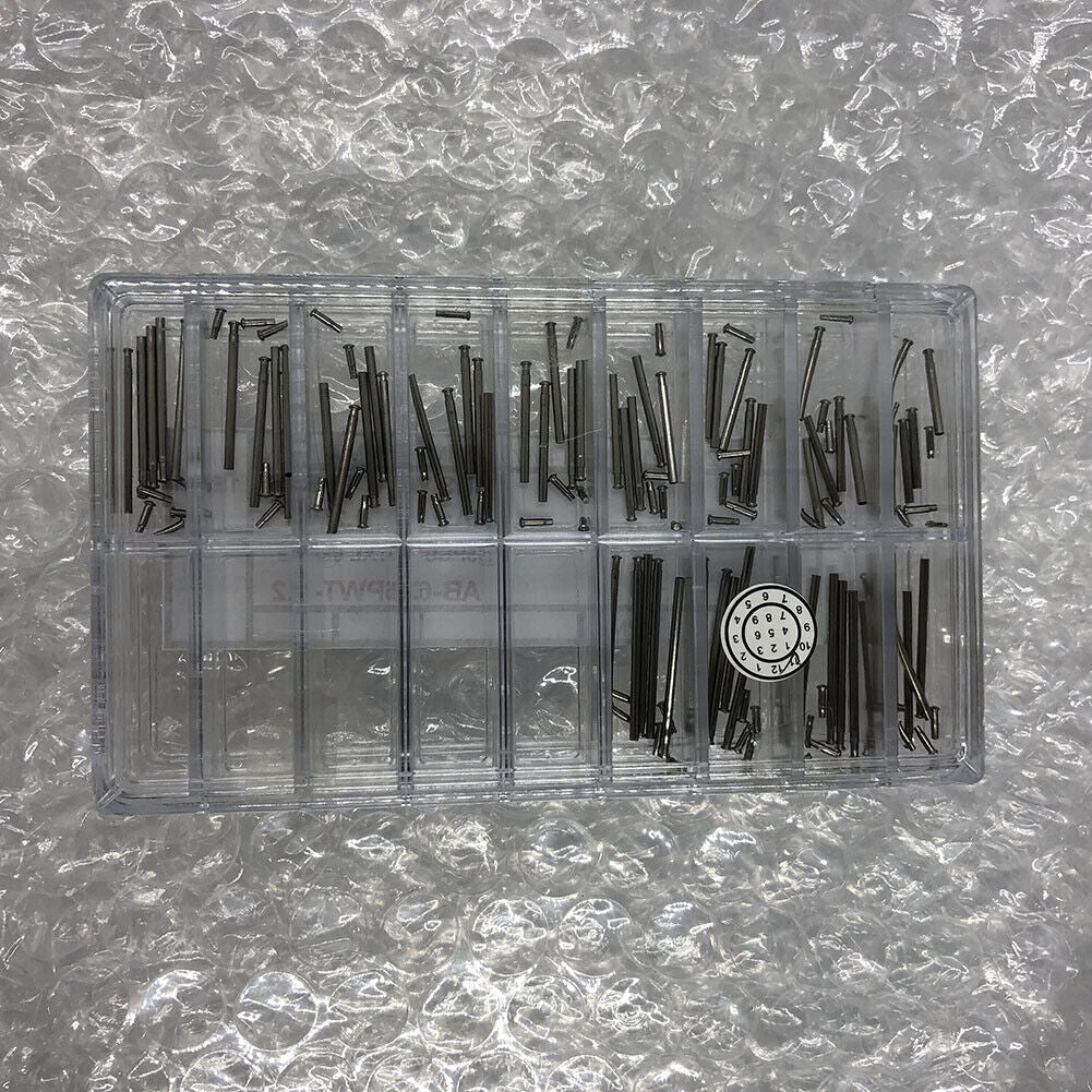 Watch Band Part Pins With Tubes DIA :1.2mm 13 Different Sizes 65PCS/Box
