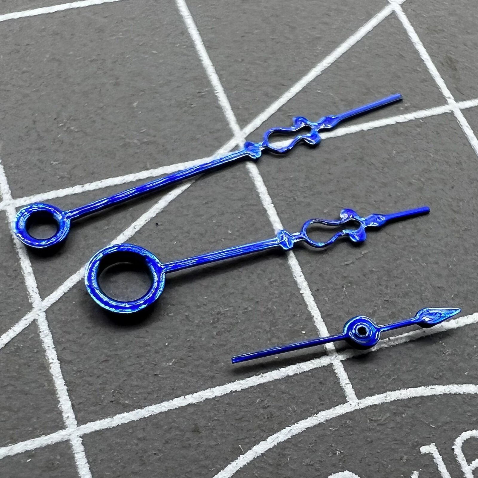 Blue Floral Watch Hands for Seagull ST3600/ST3621/ETA6497/ETA6498 Movement