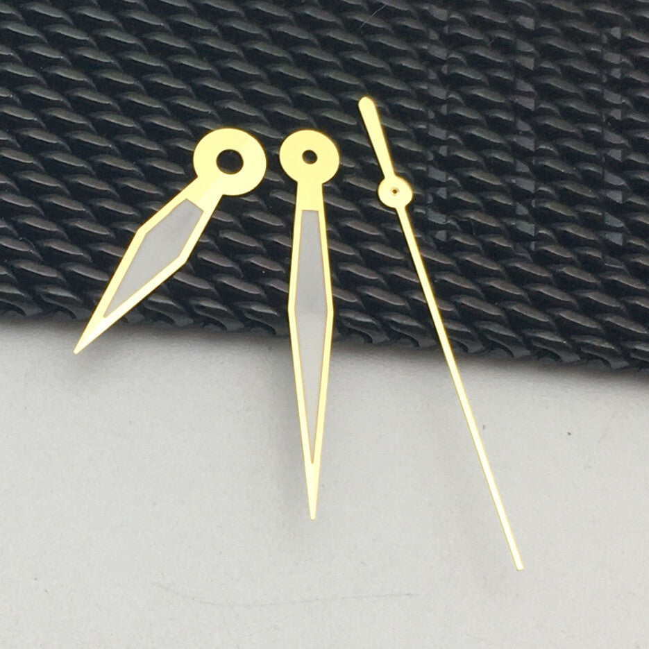 11.5*16.9*18.1mm Green Luminous Watch Hands Set For NH35A NH36A 6510 Movement