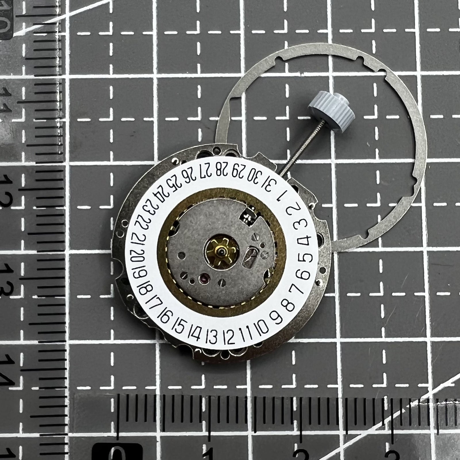 Ronda 705 Quartz Movement Date At 6 3 Hands Single Calendar