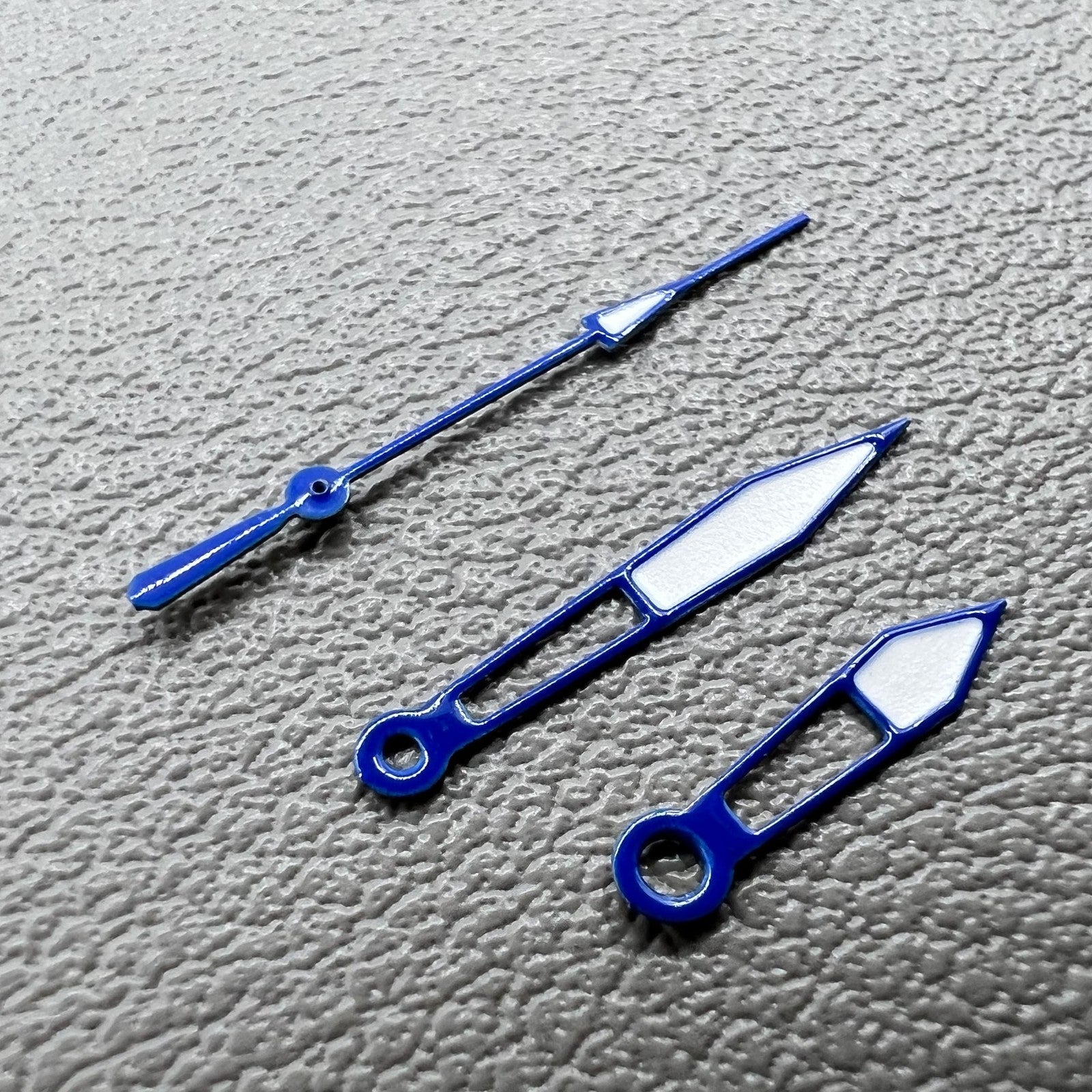 2 Sets/Pack Blue Trim Lume Watch Hands for Miyota 2035 Movement P1-H4-C106
