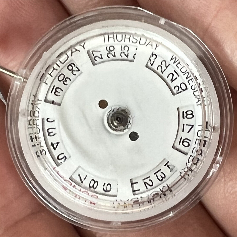 Brand New Automatic Mechanical Movement 8205 DG2813 Replacement Day Date Silver