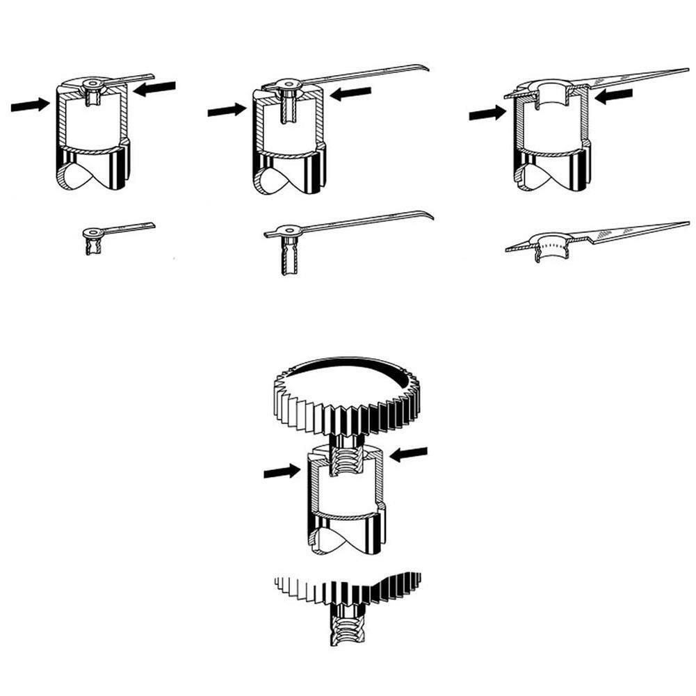 Bergeon 3010 Watch Crown, Case and Hand Tube Tightener Plastic Box
