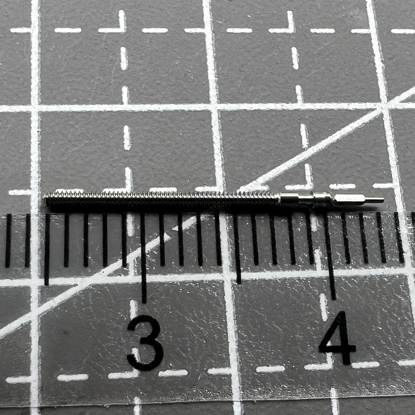 2 PIECES Watch Winding Stems Fit for Movement Miyota 2005/2105/2305/2350