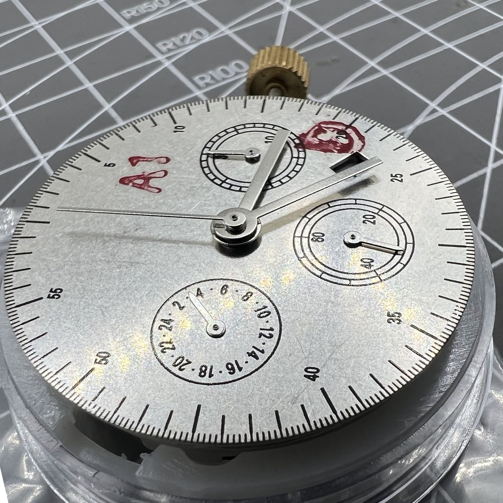 Automatic Chronograph Movement ETA 7753 Configuration Small Second @6
