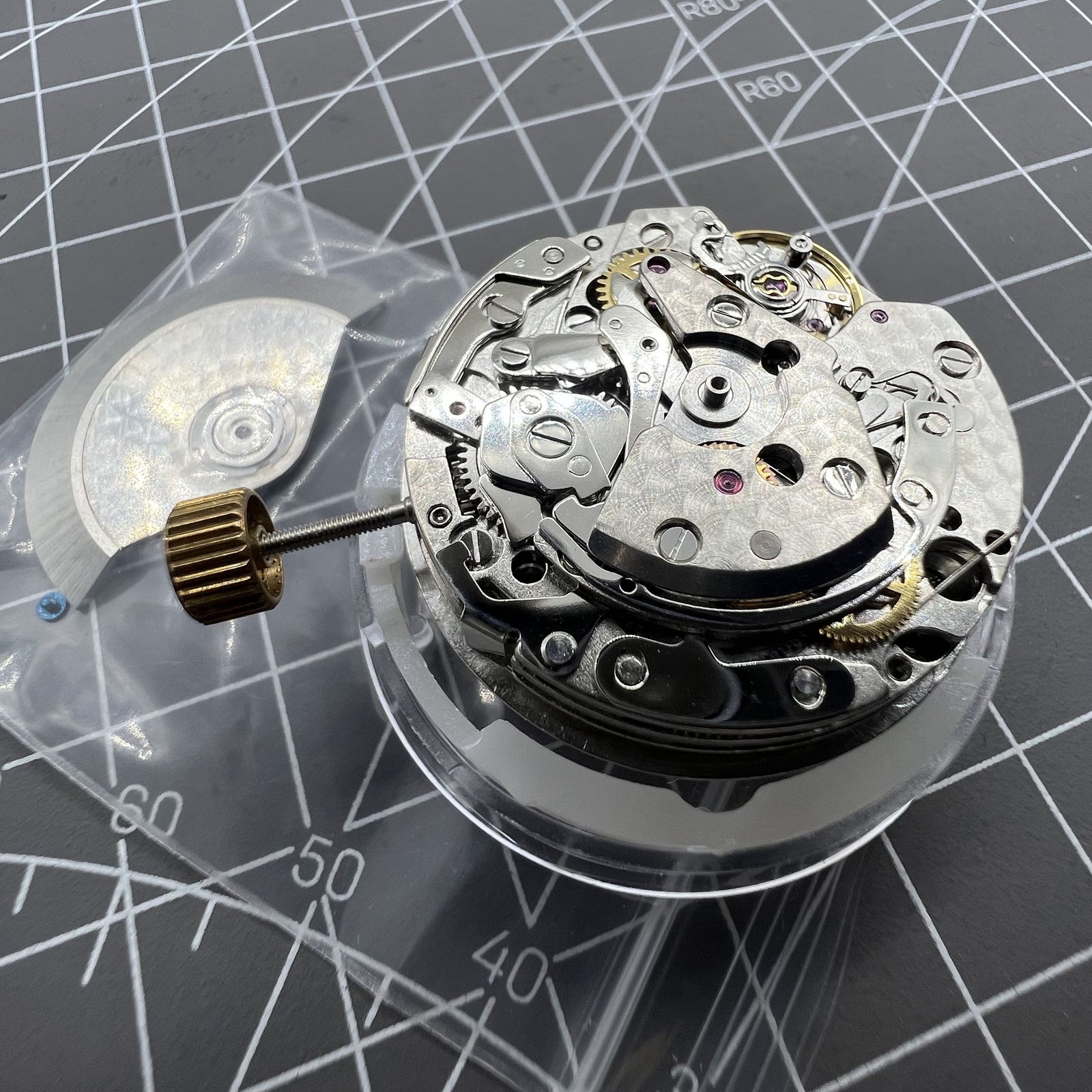 Automatic Chronograph Movement ETA 7753 Configuration Small Second @6