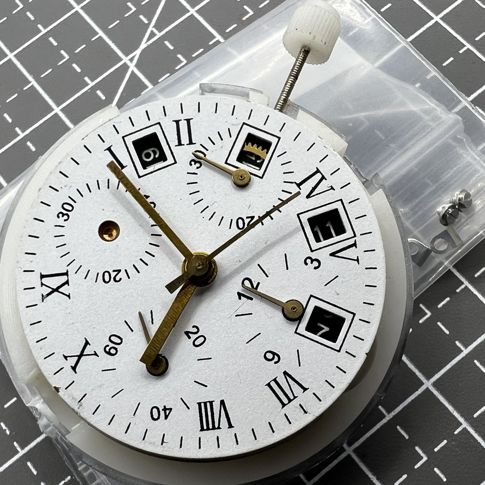 7750 Automatic Chronograph Movement ETA 7750 Configuration Single Calendar