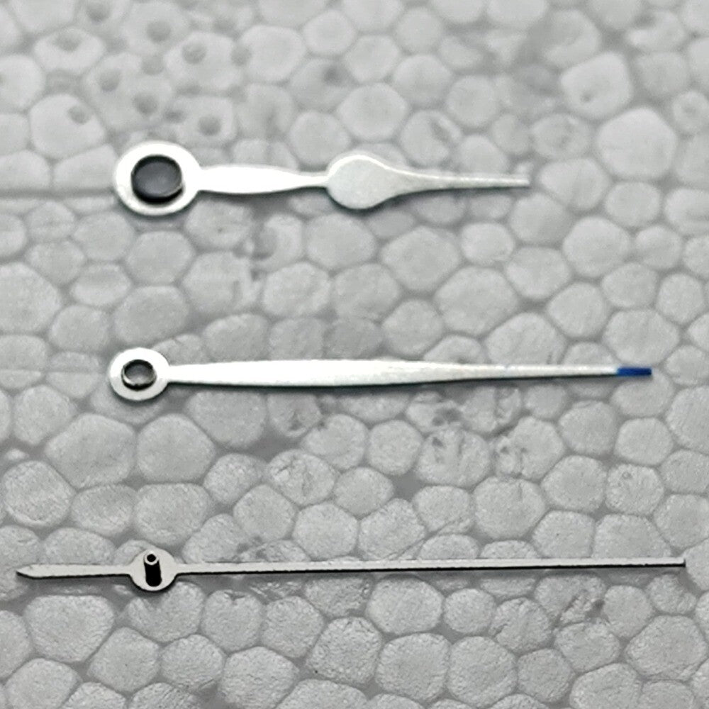 11.5x15.5x15.5mm Polished Blue Watch Hand Set for Hangzhou 2350 Movement