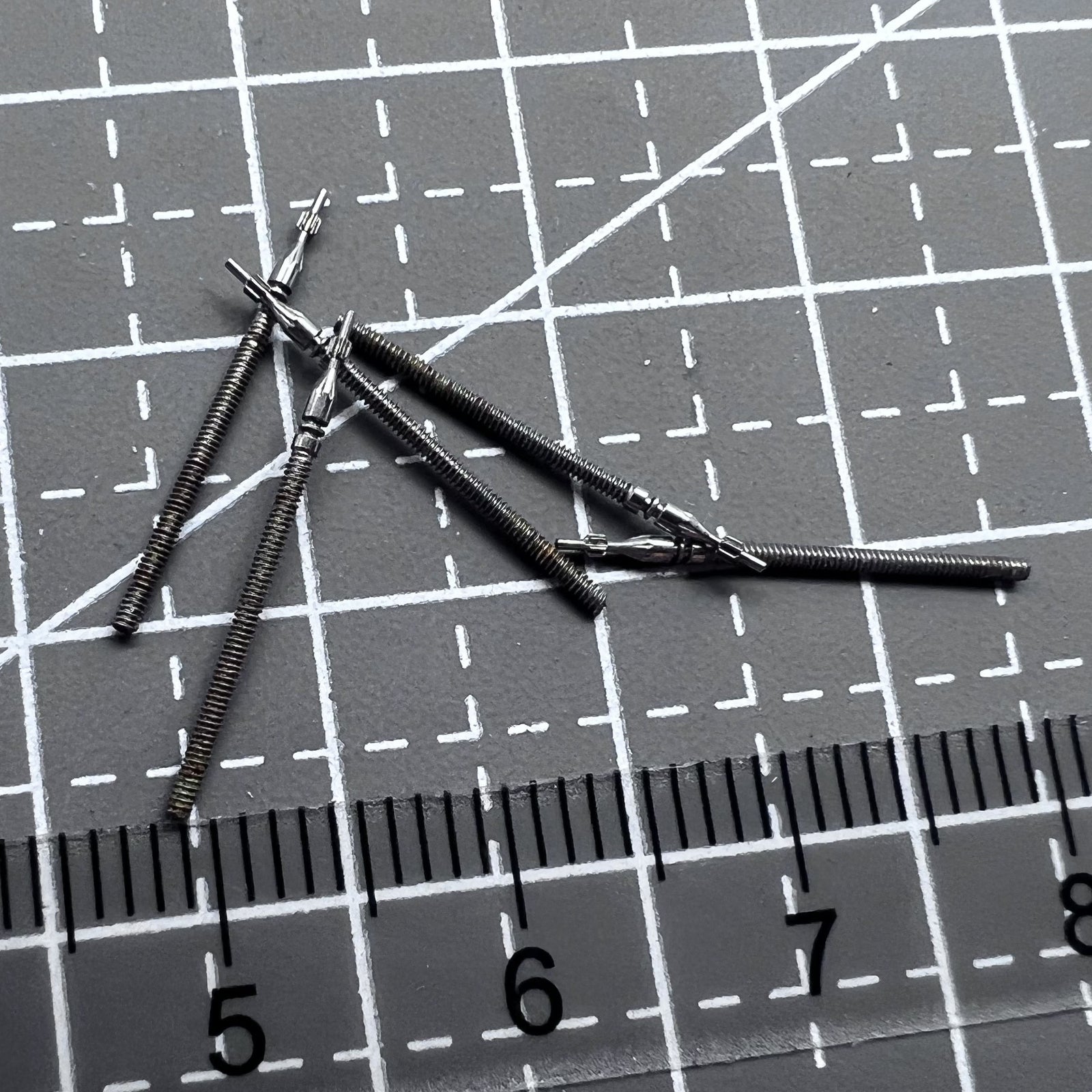 5 PIECES Replacement Watch Winding Stems Fit for Miyota 3D10 3D44 Movement