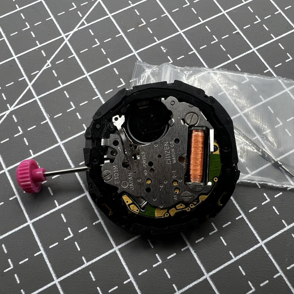 E101M Eco-Drive Movement Japan Made Movement Date At 3
