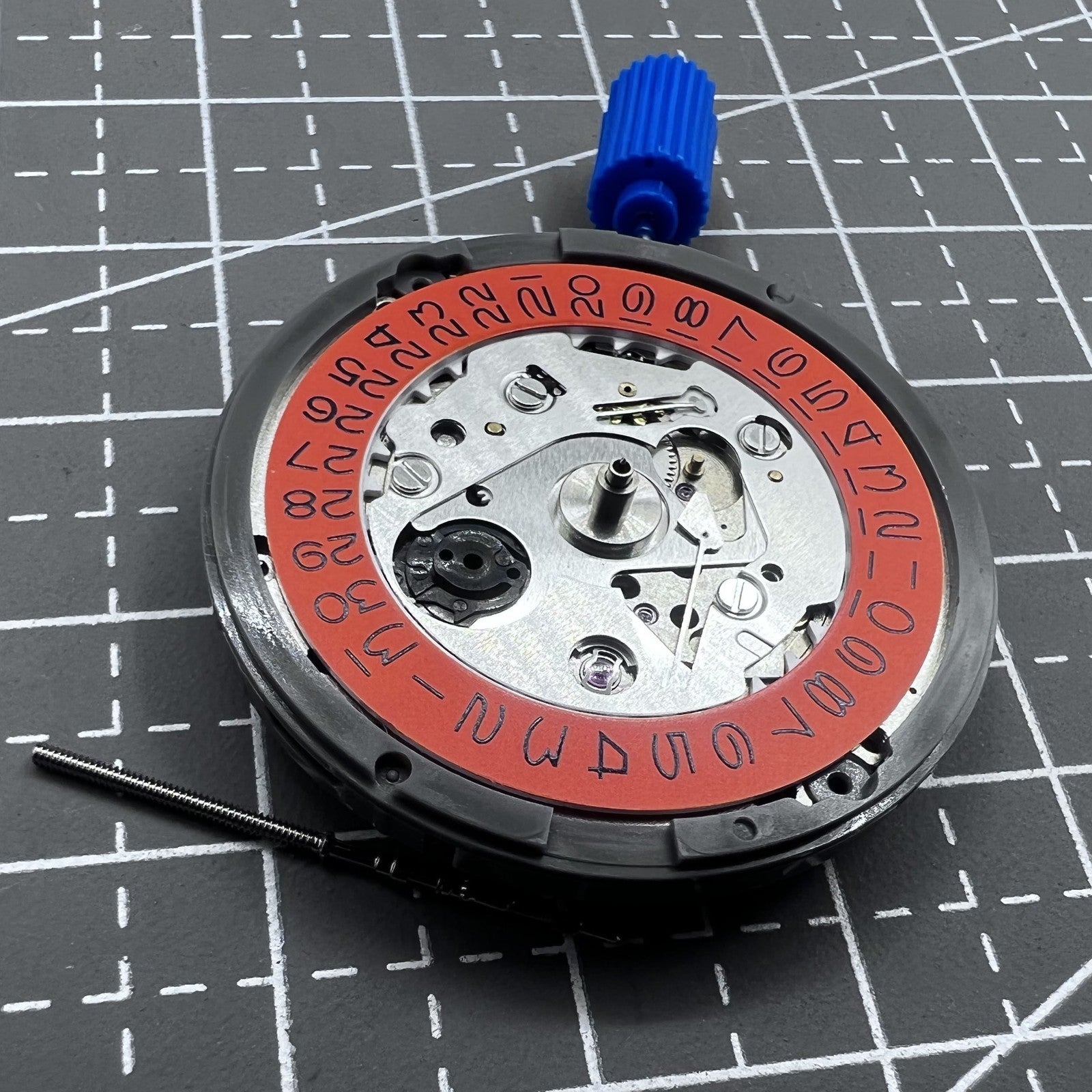 Japan Seiko NH35 Automatic Mechanical Movement High Accuracy Orange Disk