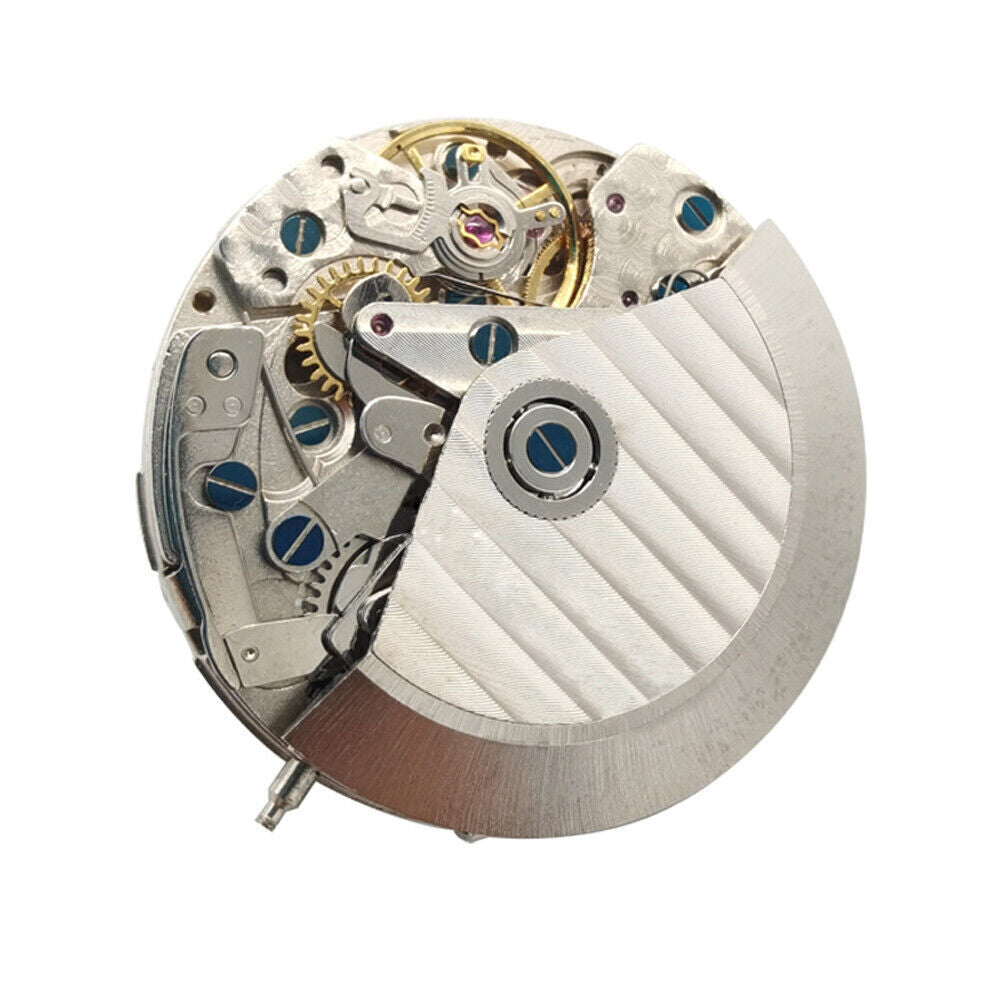 Asian 7750 Automatic Chronograph Movement Day Date@3 ETA 7750 Configuration
