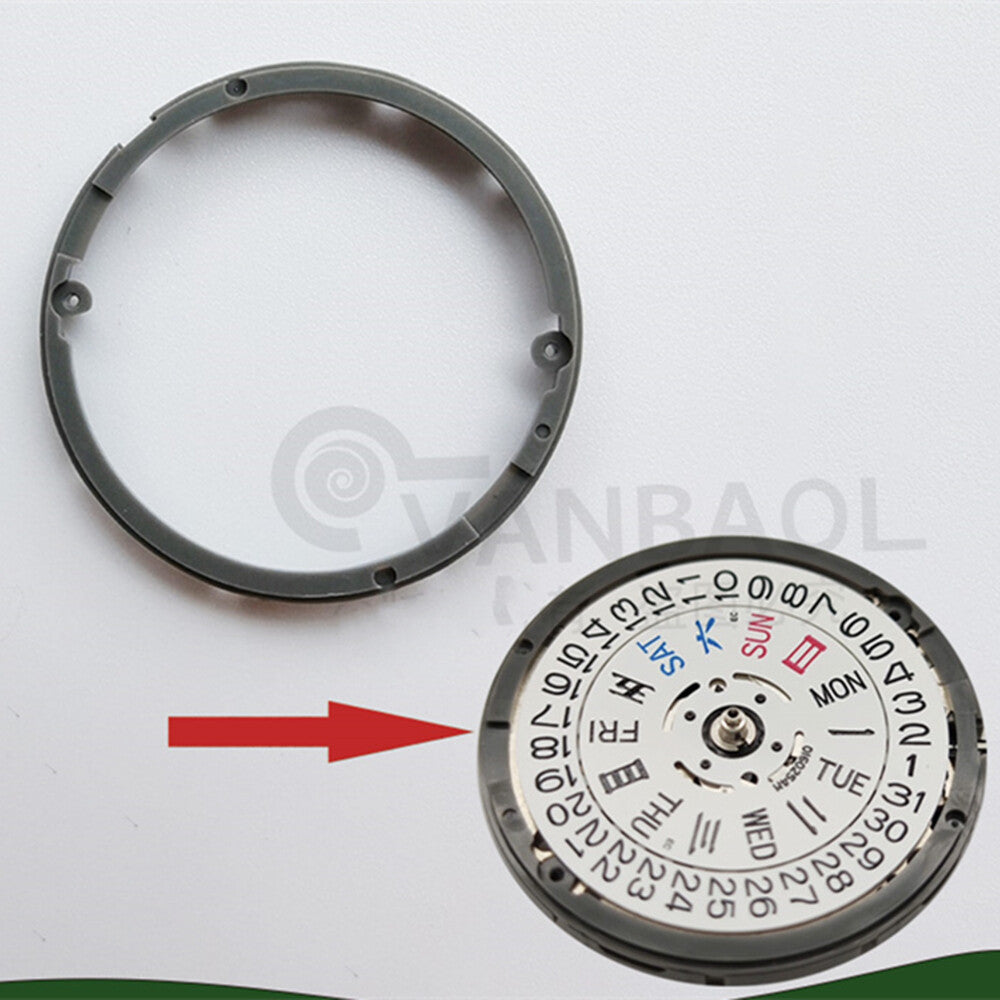 2 PIECES Watch Spacer Ring Cushion Mount for Movement Seiko NH36
