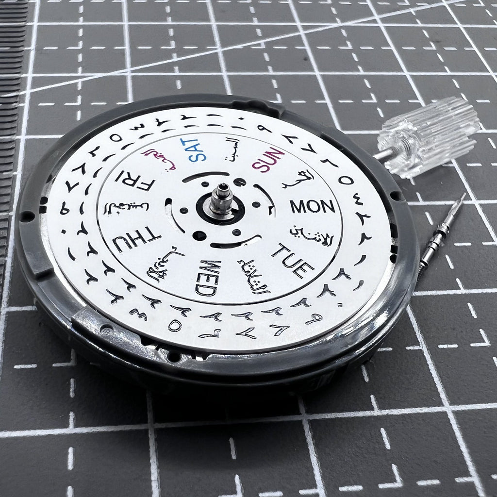 Japan Seiko NH36 Automatic Mechanical Movement Arabic Date Dial Crown At 3.8