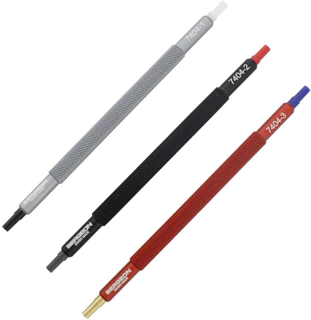 Bergeon 7404 Set of 3 Quartz Watch Hand Fitting Tools