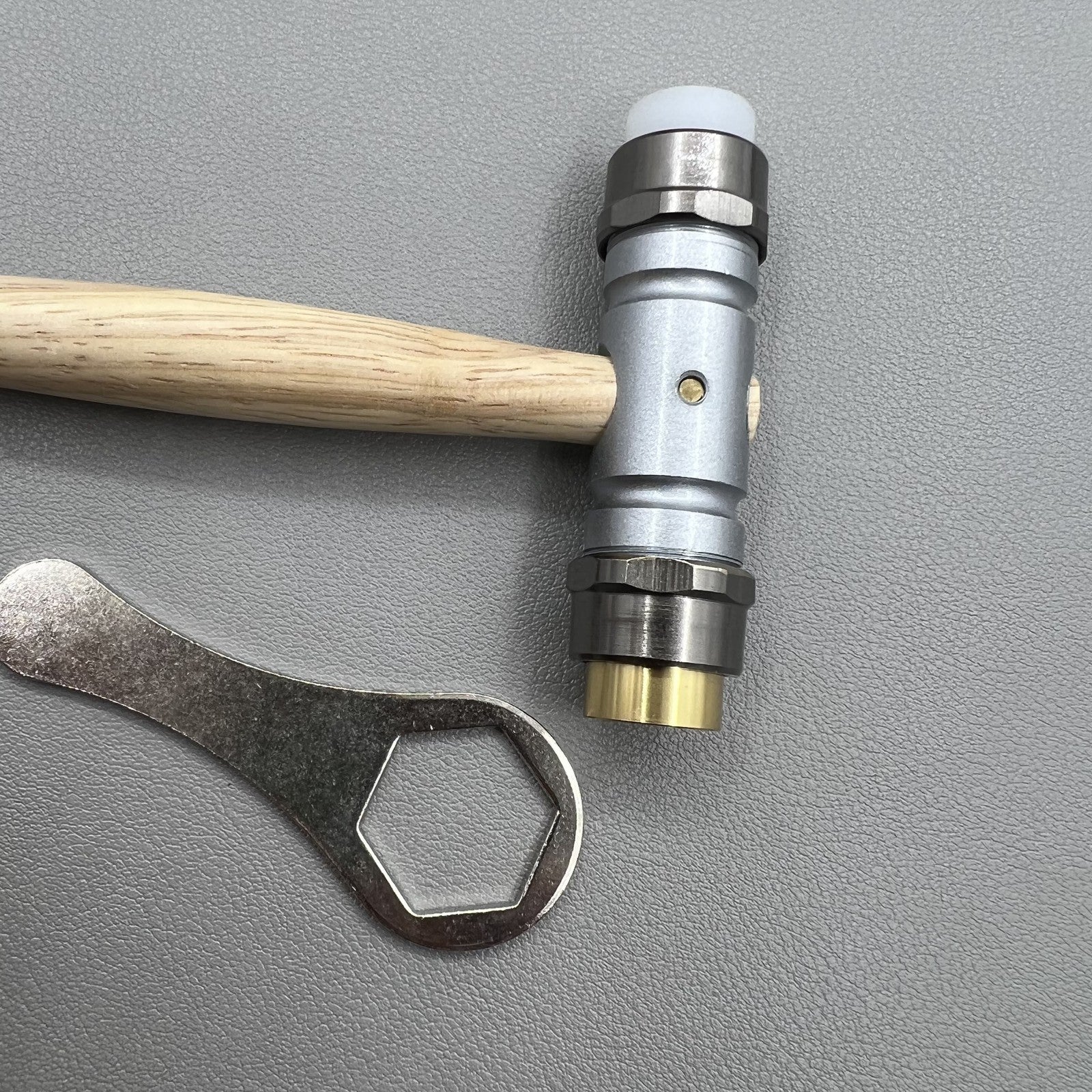Bergeon 30417 Hammer With Replaceable Brass / Synthetic Ends Swiss Tool
