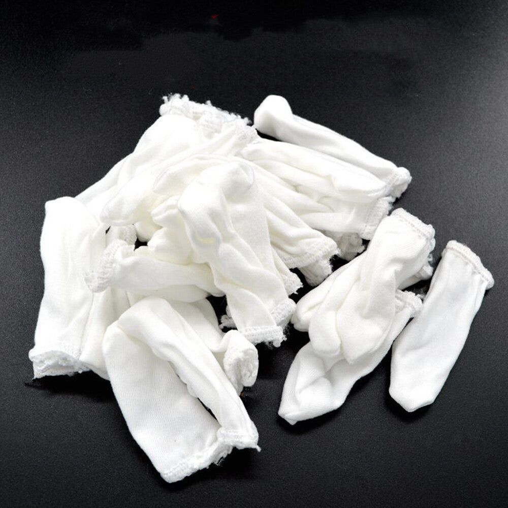 New Natural Cotton Disposable Finger Cots Sets Watch Repair Sweatproof Non-slip