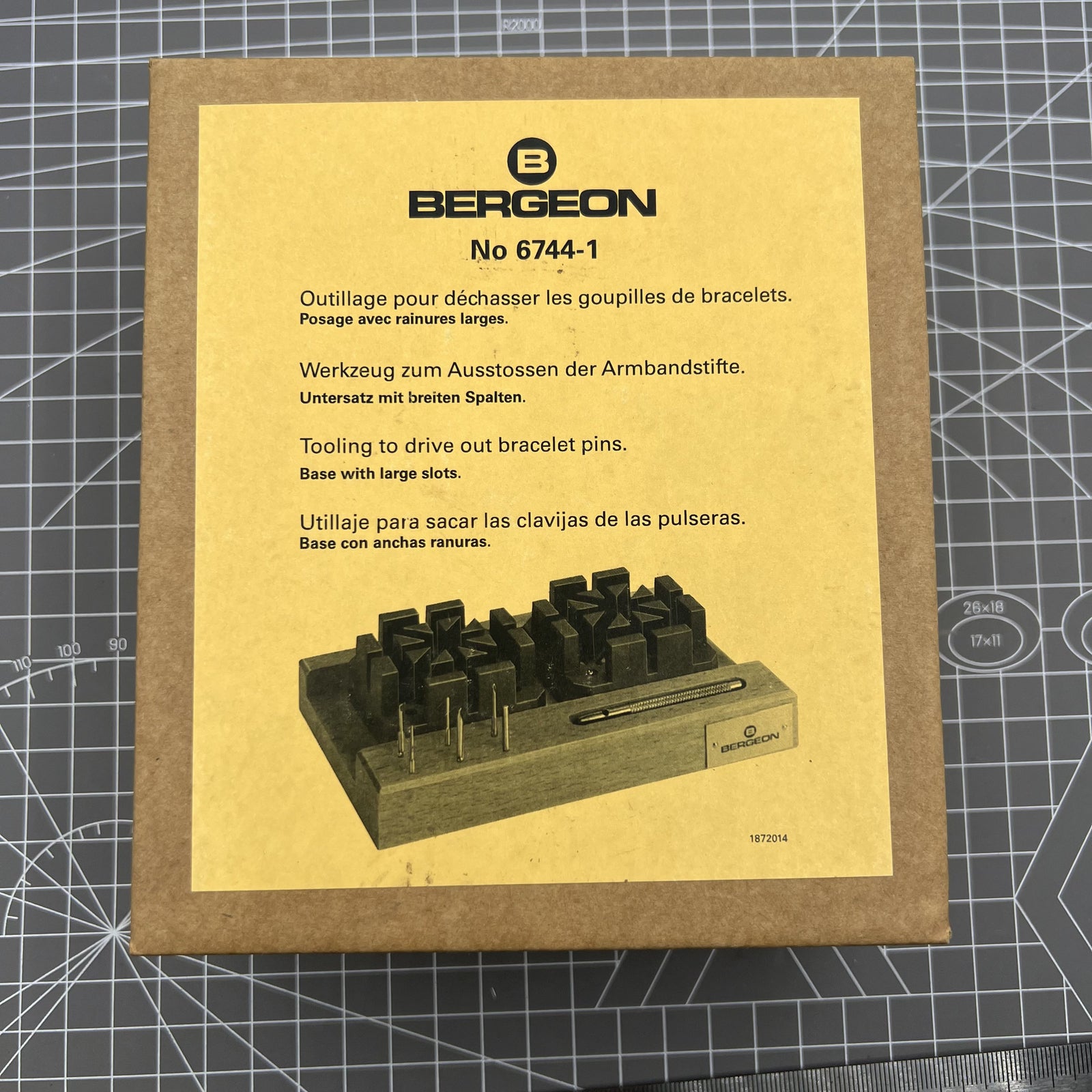 Made Swiss Bergeon 6744-1 Watch Bracelet Pin Remover Removal Tool Watches