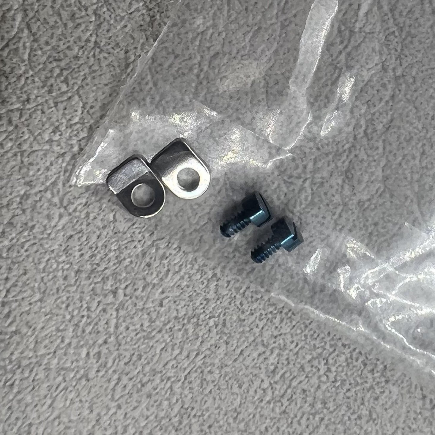 Blue Screws x4+ Silve Clamps x4 Fit for Seagull ST3600 ETA6497 Movement