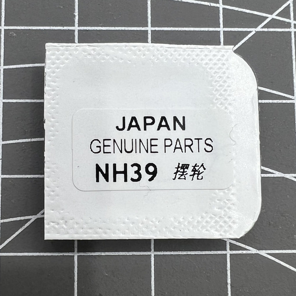 Golden Watch Balance Wheel with Splint Fit for Miyota NH38 NH39 Movement