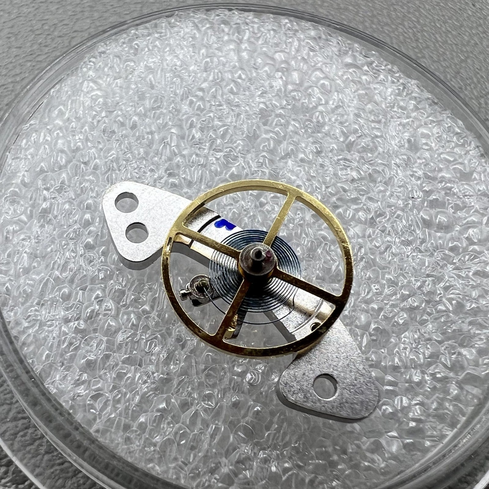Blue Mainspring Complete Balance Wheel for Dandong 4130 Mechanical Movement