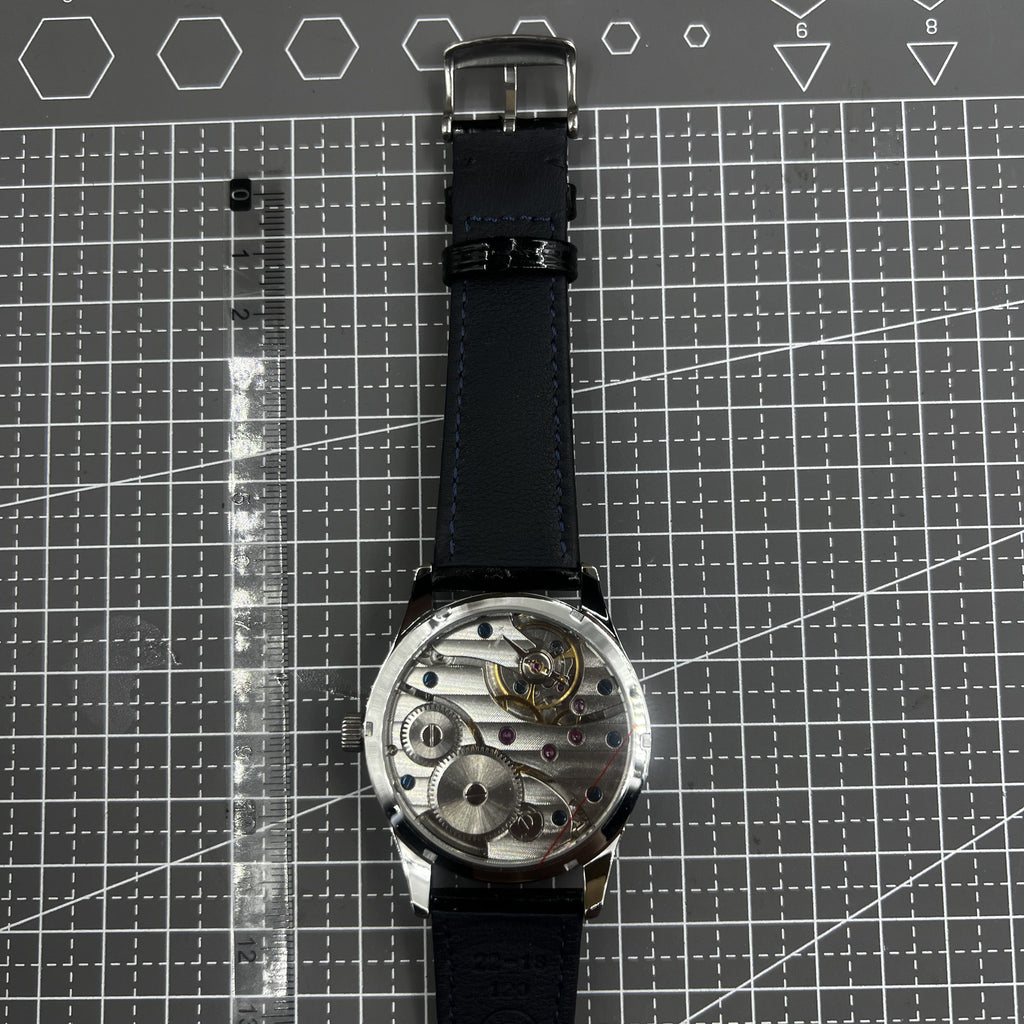 42mm Men Watch Seagull ST3600 Manual Chain Up Mechanical Movement