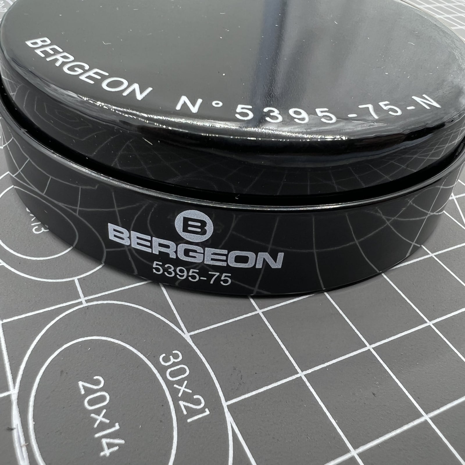 Swiss Made Bergeon 5395-75-N Black Gel Watch Case Casing Cushion 75mm